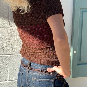 Cache NWOT SZ 6 embellished slight flare Jean dark wash jewel deco on rear FLARE